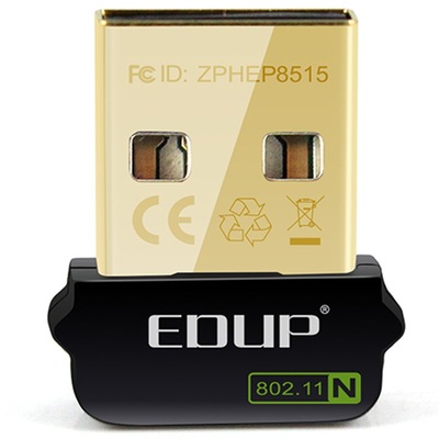 EDUP EP-N8508GS黄金版 迷你USB无线网卡 树莓派可用