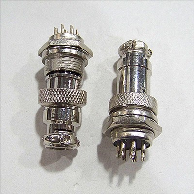 航空插头/插座/连接器/GX16-8芯/航空连接器/RS765/开孔16MM插座.