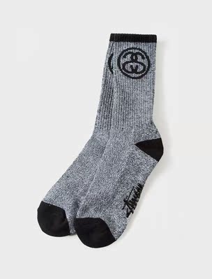 美国代购 Stussy ss link premium socks 男女 中袜