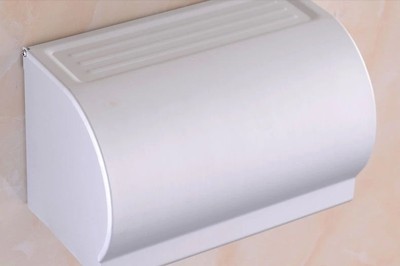 太空铝纸巾盒卫生间卷纸盒加长厕纸盒厕所卫生纸盒防水免打孔耐用