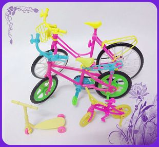 【恩捷玩具】普拉莎娃娃配件组装自行车