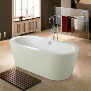 无缝浴缸 亚克力独立式成人浴缸保温浴盆 安装简单大内空欧式浴缸