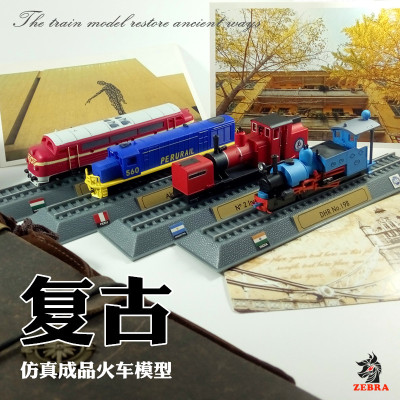 蒸汽火车模型仿真火车头高铁模型轨道沙盘场景复古怀旧火车玩具