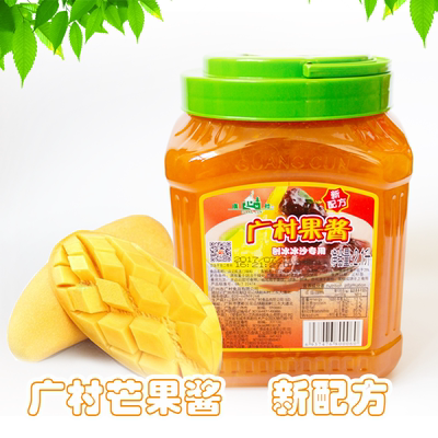 广村特级芒果果酱 2.1L 普及版芒果果粒酱 果肉饮料刨冰专用