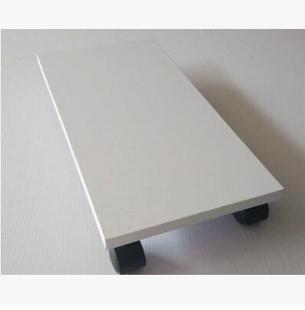 包邮台式电脑桌主机托架可移动滑轮机箱拖环保实木主机托定制