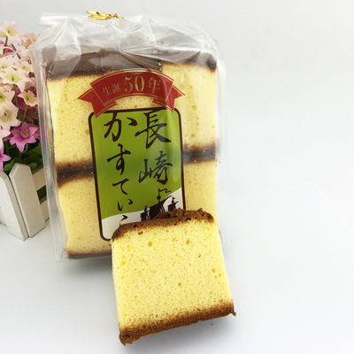 日本进口蛋糕 丸东长崎蜂蜜奶油松软美味蛋糕300g 6个入早餐面包