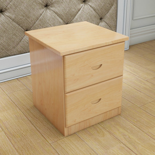 包邮特价松木实木简易床头柜现代简约储物柜带门原木收纳柜子家具