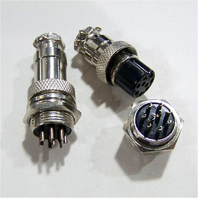航空插头/插座/连接器/GX16-9芯/航空连接器/RS765/开孔16MM插座.