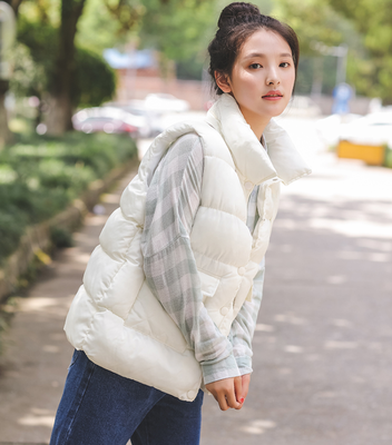 2016冬季新款韩国无袖棉衣女面包服短款棉袄马甲外套学生上衣