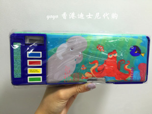 香港迪士尼正品 海底总动员汉克章鱼 鲸鱼多莉 儿童卡通文具盒