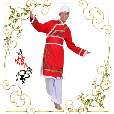 2016新款藏族演出服装蒙古族少数民族表演服饰舞蹈舞台草原演出服