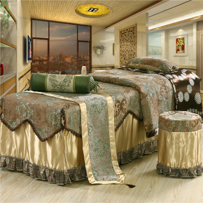 美容床罩四件套 美容床床罩 韩版田园风格可定做欧式 全棉批发价