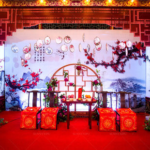 婚礼北京Sunny喜铺中式婚礼策划道具蜡烛布置礼仪流程摄影摄像