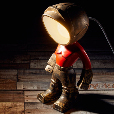 【灯大侠】创意机器人复古台灯 设计师个性装饰收藏艺术玩具台灯