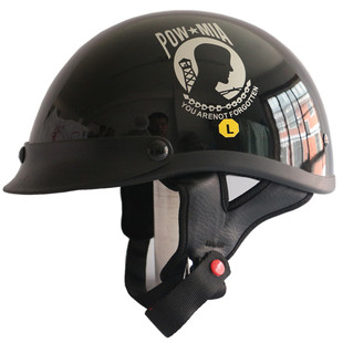 促销夏季摩托车头盔个性哈雷机车头盔 太子复古半盔瓢盔 出口美国