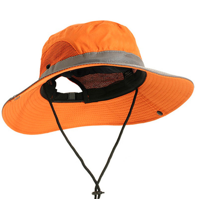 韩国户外帽子情侣款折叠渔夫帽遮阳帽防紫外线骑行防晒太阳登山帽