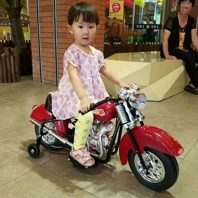 哈雷儿童电动摩托车三轮车2-3-4-5岁男女宝宝