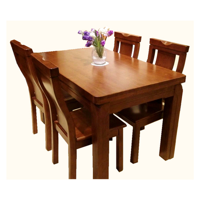 餐厅家具实木厚料长条方形桌餐椅1.6m1.7m1.8m加长桌子椅子12餐桌