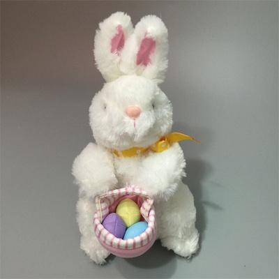 原装正版 白色毛茸茸兔子 祈祷兔 可爱小白兔毛绒玩具