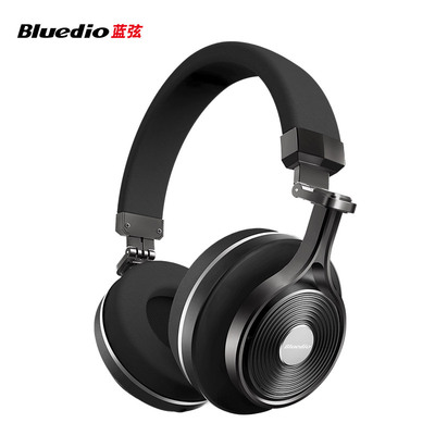 Bluedio/蓝弦 T+3代蓝牙耳机头戴式4.1金属折叠大喇叭重低音耳麦
