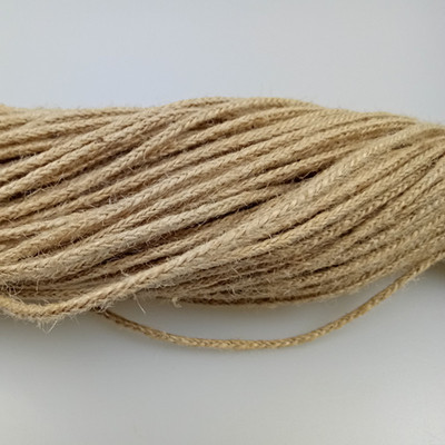 3-5毫米包芯8股圆麻绳手工材料DIY装饰编织麻绳工艺绳子10米价