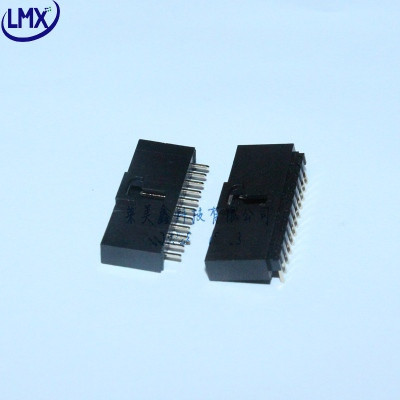 杜邦带锁带扣 2.54mm CD插座连接器  直针/弯针 90°（2p - 20p）