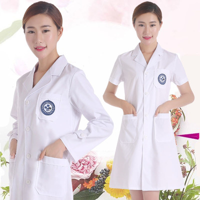 韩版半永久 护士长袖美容院夏装男女医生服冬装纹绣师白大褂短袖