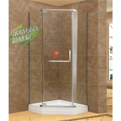 新款钻石型淋浴房开门 卫浴隔断屏风卫浴 上海非标淋浴房订制安装