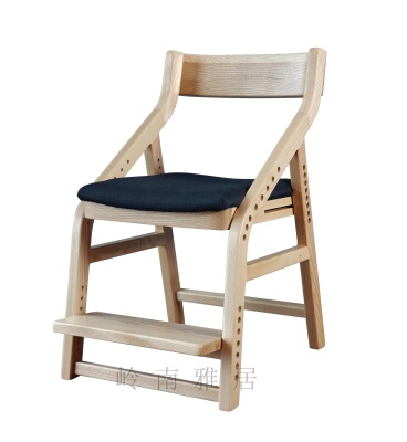 日式儿童升降椅 全实木白蜡木书桌椅子 智能升降椅纠正坐姿学生椅