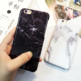 大理石iPhone6s/6/plus/5s/SE手机壳 创意超薄防摔苹果保护套情侣