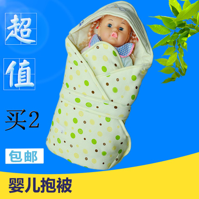 新生儿婴儿 宝宝新款抱被包被抱毯包毯包巾纯棉秋冬加厚低价促销