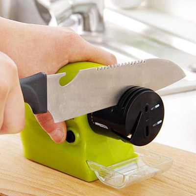 厨房电动磨刀工具 剪刀菜刀多功能快速磨刀器