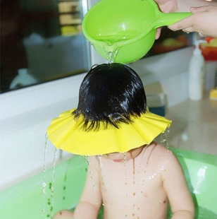 宝宝洗头帽 加厚可调节大小幼儿洗发帽 儿童浴帽  热销婴儿洗澡帽