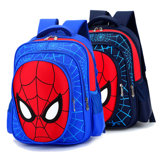 蜘蛛侠书包小学生男双肩包儿童书包小学生6-12岁1-3年级男双肩包