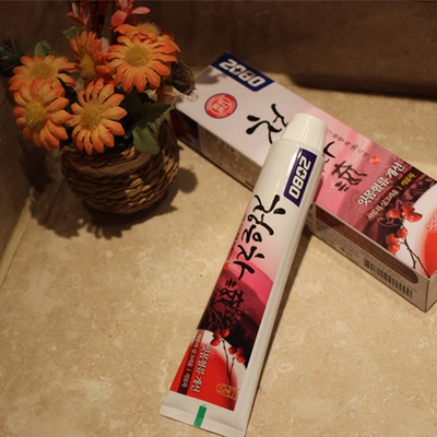 韩国原装进口 2080 青龈茶-流牙膏125g  健康护龈正品