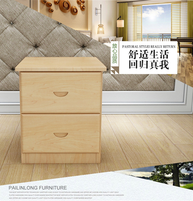 床头的柜子现代简约的迷你特价实木柜欧式床头储物柜简易柜子