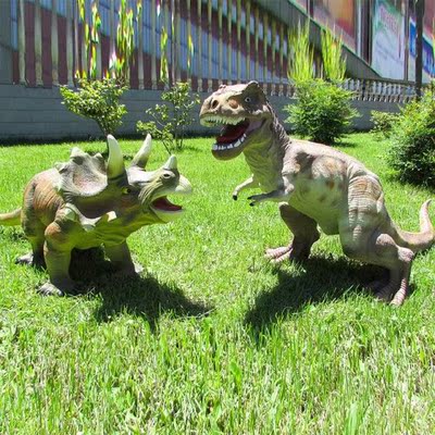 动物雕塑仿真恐龙雕塑彩绘玻璃钢动物园植物园游乐园雕塑园林雕塑