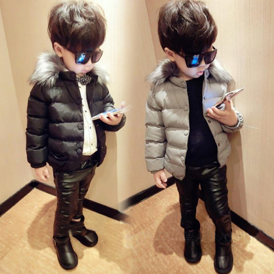 男童冬款棉衣1-2-3-4-5岁男宝宝冬装棉袄外套韩版儿童加绒棉服