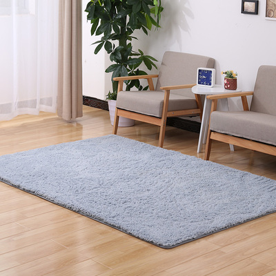 羊羔绒地毯客厅茶几卧室床边满铺榻榻米长方形现代简约地垫可定制