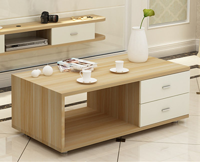 简约现代客厅茶几长方形电视柜茶几组合沙发茶几木质创意桌子